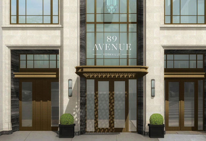 Former Rendering of 89 Avenue Condos by Armour Heights Development