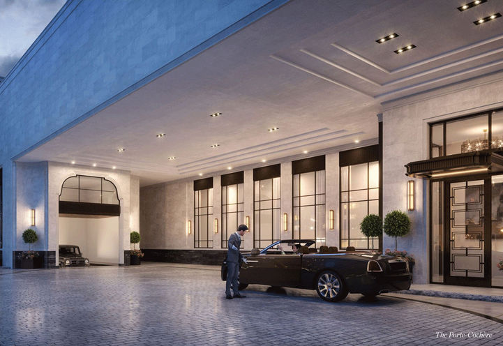Porte Cochere at 89 Avenue Condos
