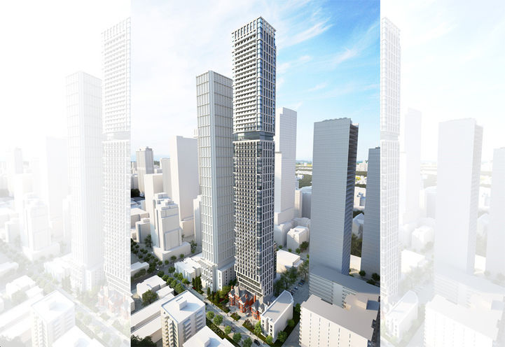 90 Isabella Street Condos Exterior View of Tower