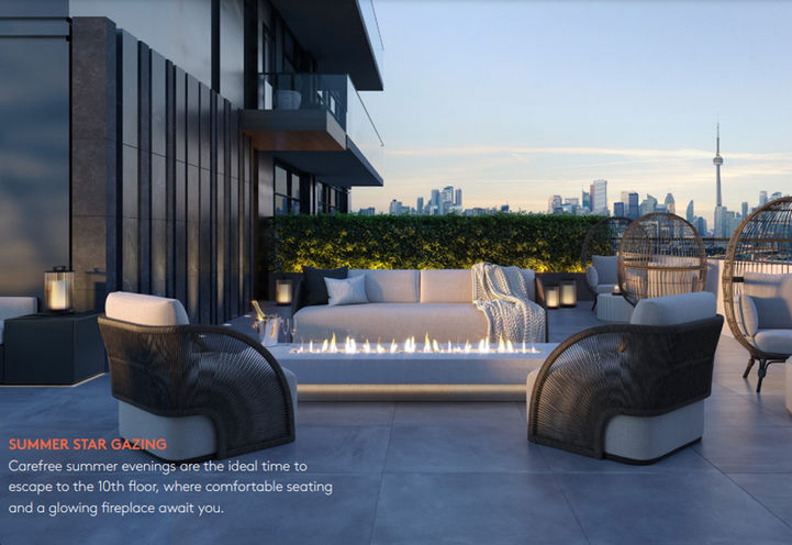 908 St. Clair West Condos 10th Floor Terrace+