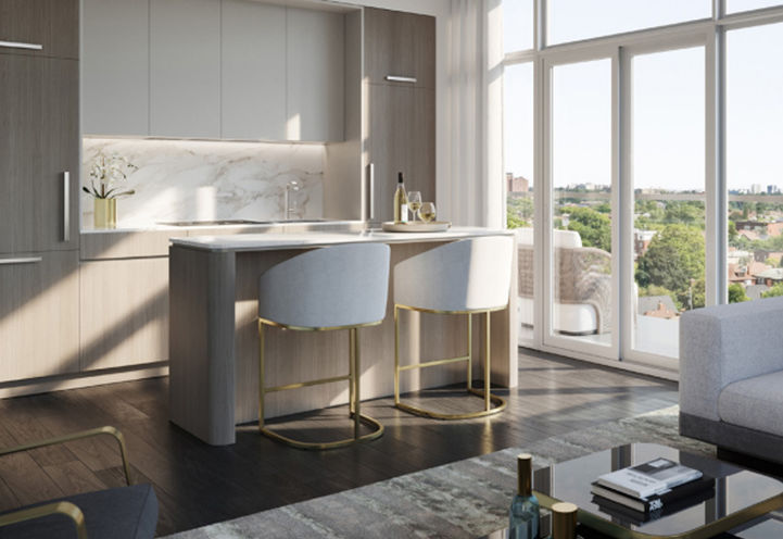 908 St. Clair West Condos Standard Kitchen