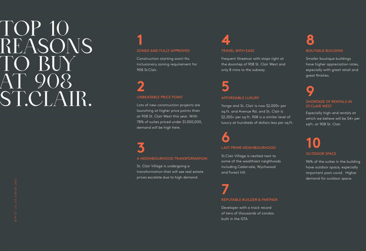 908 St. Clair West Condos Top 10 Reasons to Buy Here