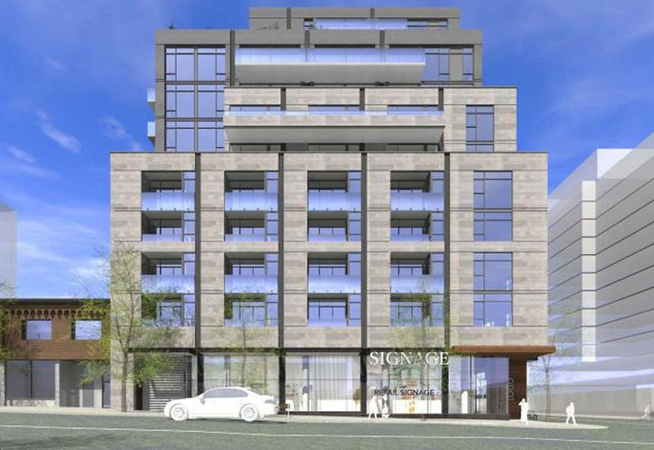 Looking North to 908 St.Clair West Condos