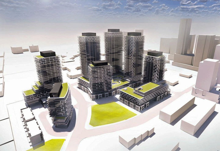 Looking South towards 91 Eglinton Ave East Condos 6