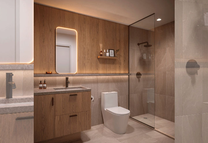 AKRA Condos Bathroom Interior
