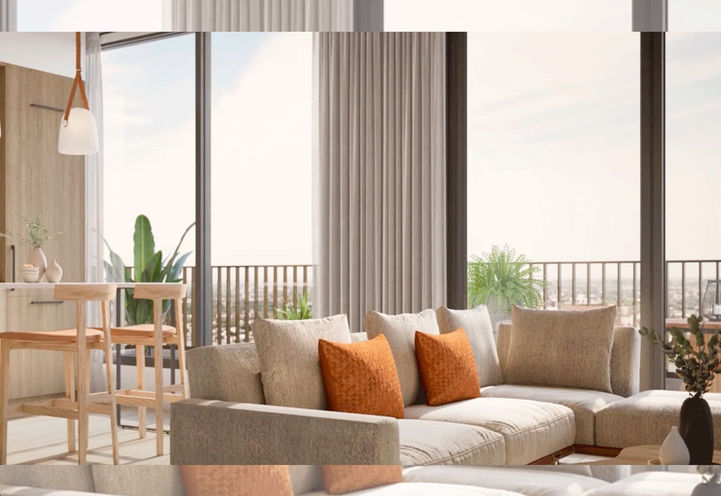 AKRA Condos Suite View of Living Space Interior