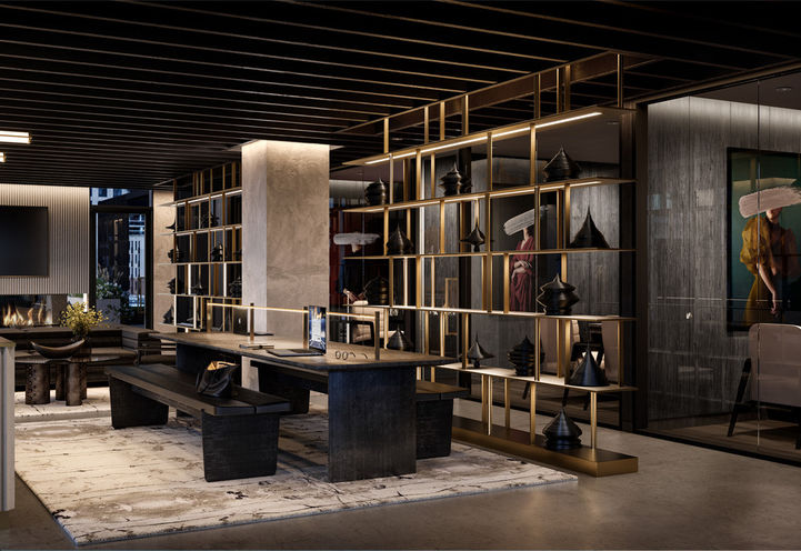 ALiAS Condos Co-Working Lounge