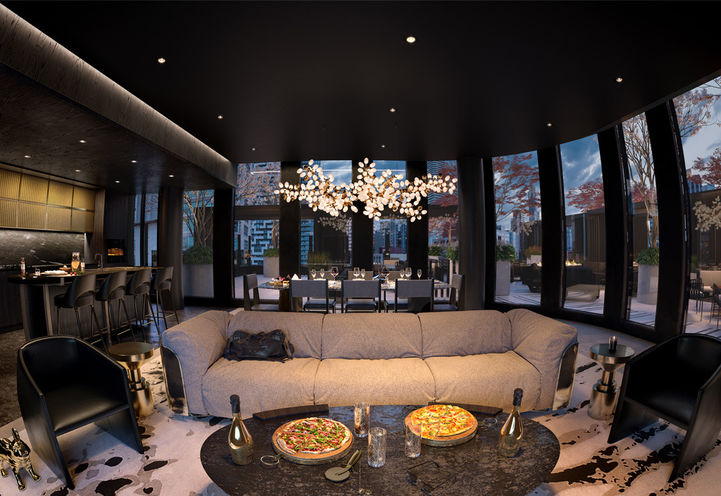 ALiAS Condos Indoor Lounge