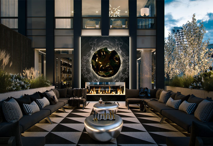 ALiAS Condos Outdoor Lounge