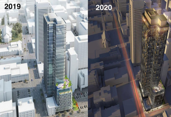 ALiAS Condos Previous and Current Designs