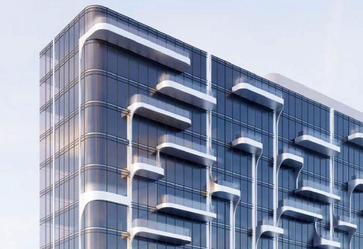 Close-up on the Former Architectural Gestures, ANX Condos