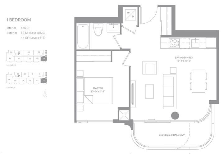 Sample Floor Plan of Anx Condos