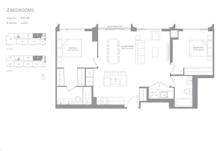 Sample Floor Plan of Anx Condos