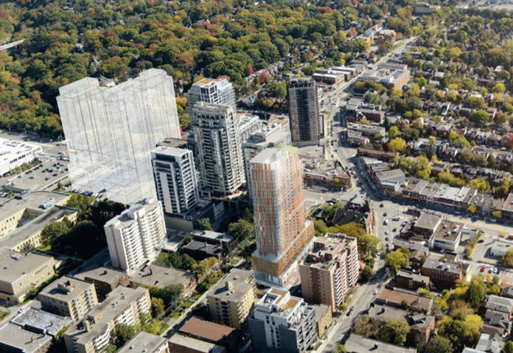 Aerial View of Alfie Condos