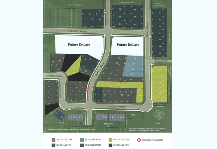 Alliston Woods Aerial View of Site Plan
