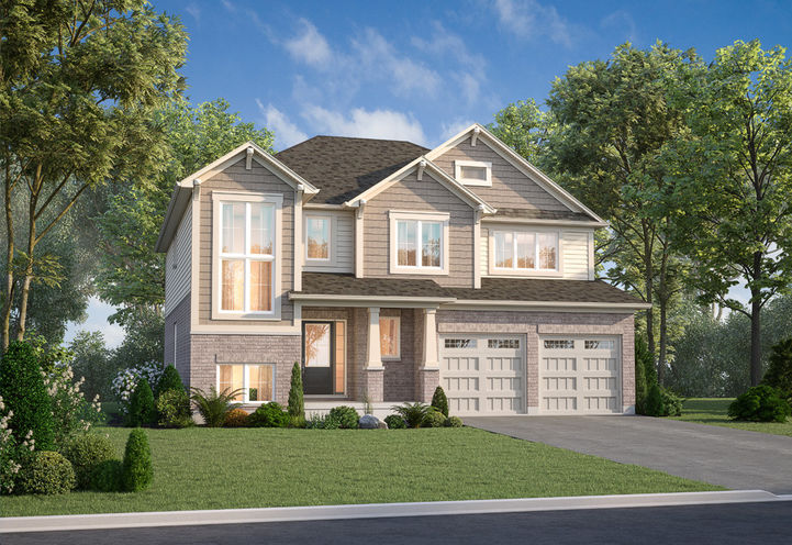 Alliston Woods Homes Exterior View of Detached Model