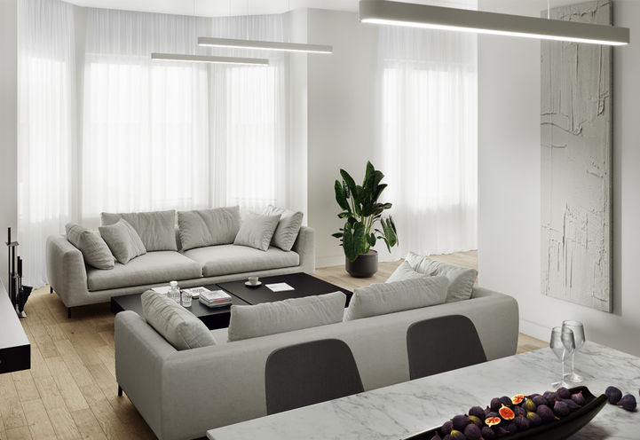 Amelia Condos Living Room