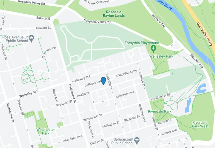 Amelia Condos Map View of Project Location