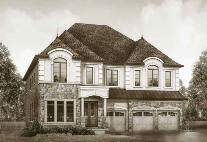 Amira Estates Exterior View of Detached Home Model