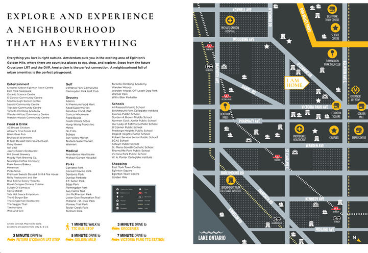 Amsterdam Urban Towns, Area Amenities