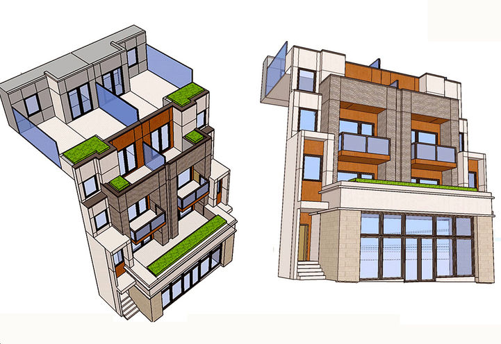 Amsterdam Urban Towns Early Renderings