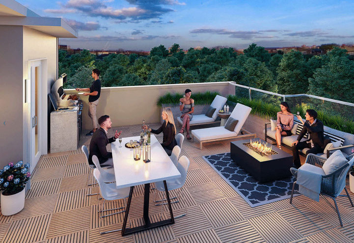 Amsterdam Urban Towns, Rooftop Terrace with Lounge Space