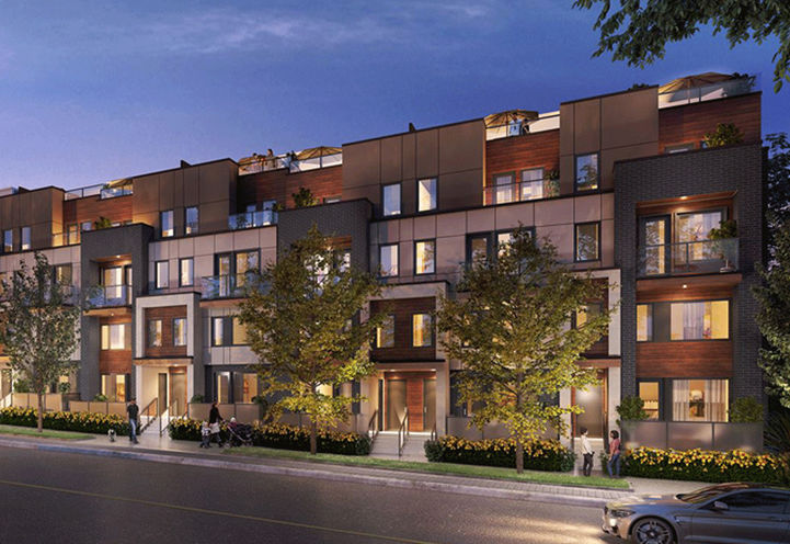 Amsterdam Urban Towns, Street View at Dusk