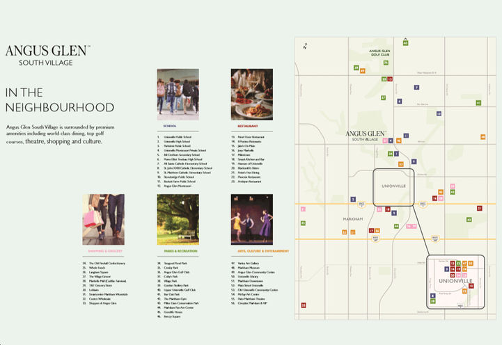 Angus Glen South Village Neighbourhood Amenities