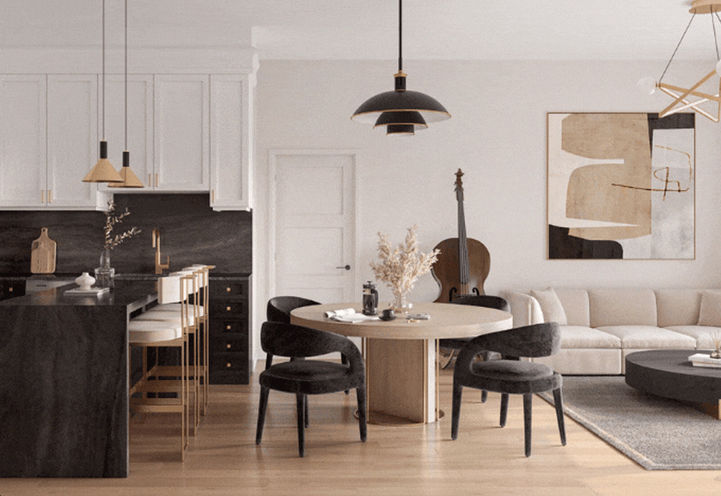 Anthem at The Metalworks Condos Living Space