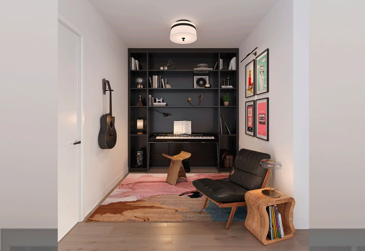 Anthem at The Metalworks Condos Living Space Interior