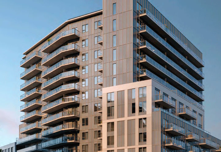 Anthem at The Metalworks Condos Outdoor Close Up View