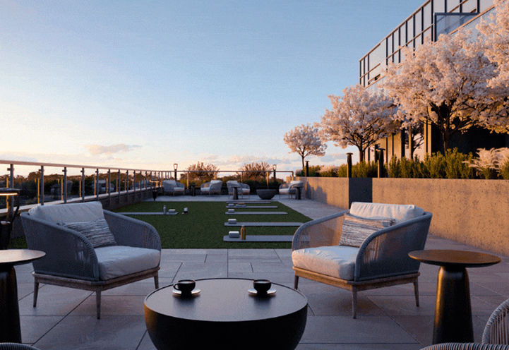 Anthem at The Metalworks Condos Outdoor Terrace