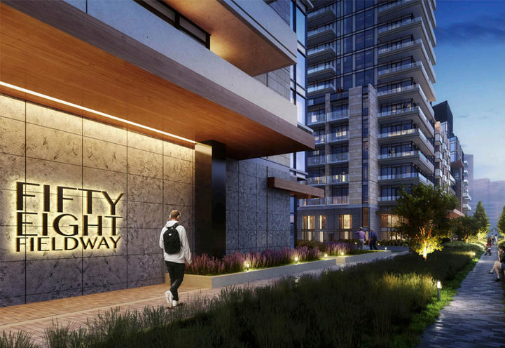 Arcadia District Condos Exterior Lower Levels - Former Design