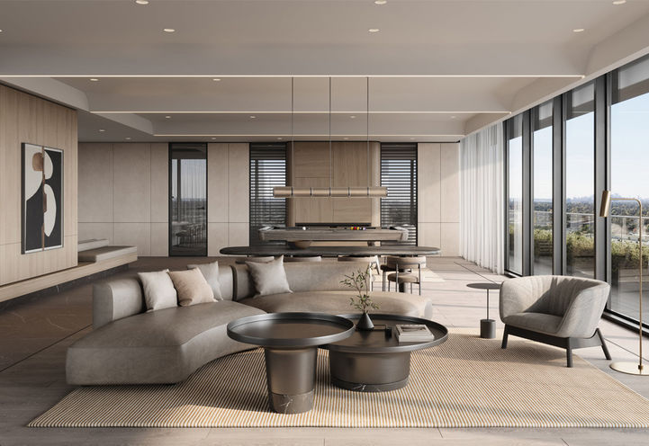 Arcadia District Condos Lounge