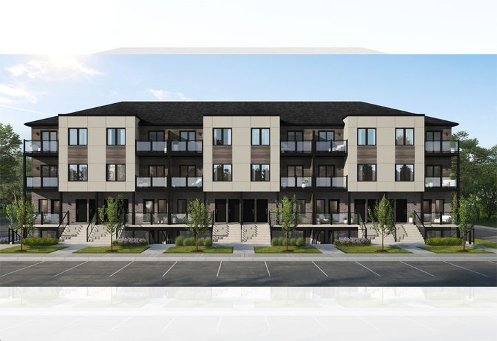 Argyle Village Homes Front Exterior View of Townhomes