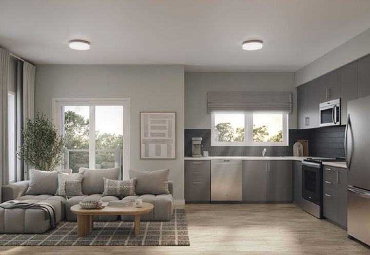 Argyle Village Homes Open Concept Kitchen and Living Space