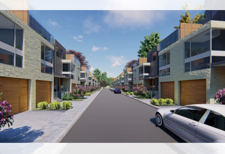 Aria Homes Streetscape View