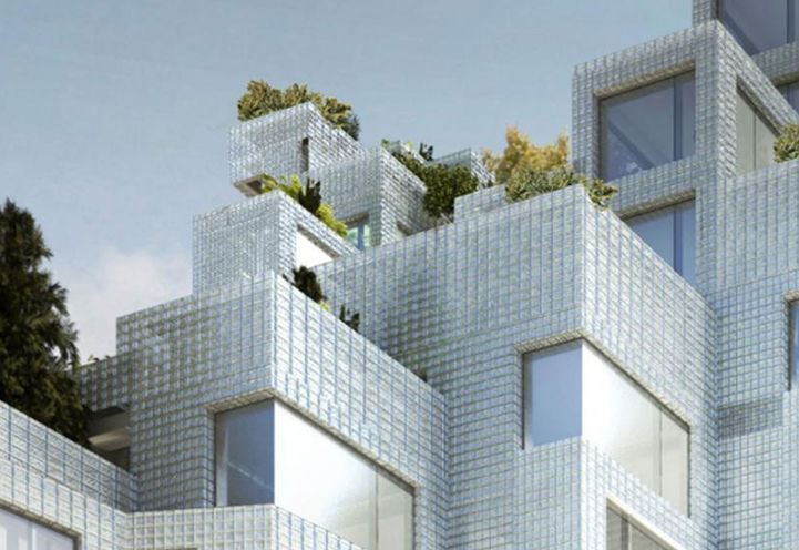 Architectural Detail at BIG King Toronto Condos