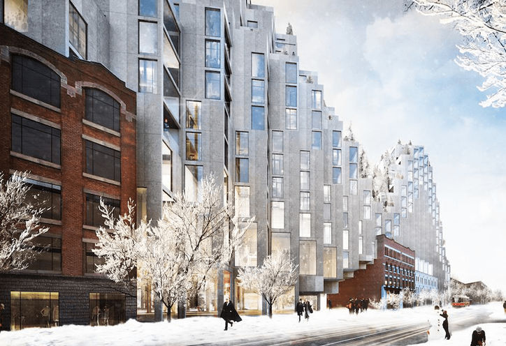 BIG King Toronto Condos Winter Rendering
