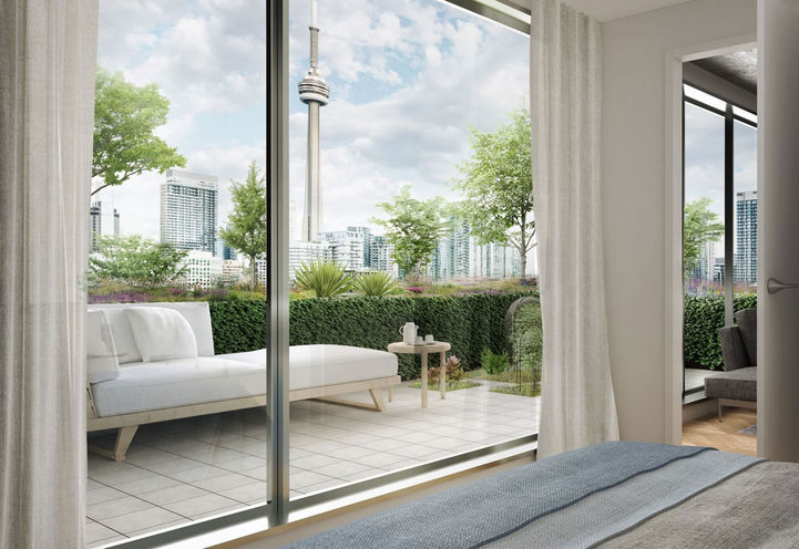 CN Tower View from the Suites at Big King Toronto Condos