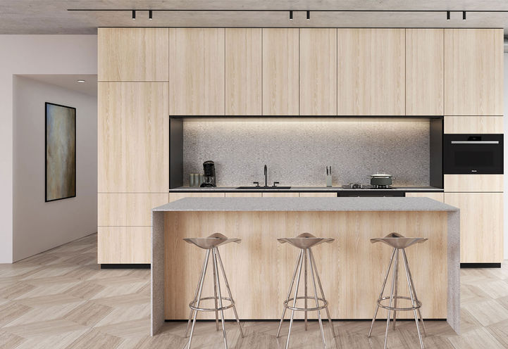 Kitchen at BIG King Toronto Condos