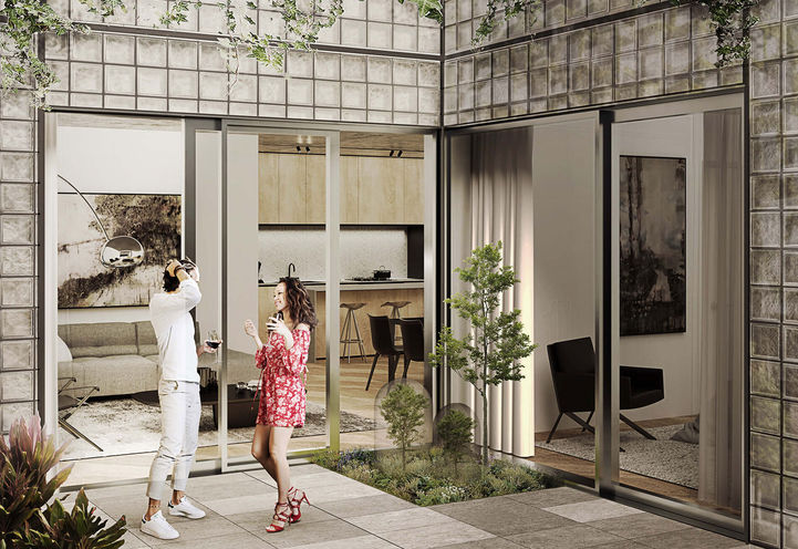 Outdoor Terrace at BIG King Toronto Condos