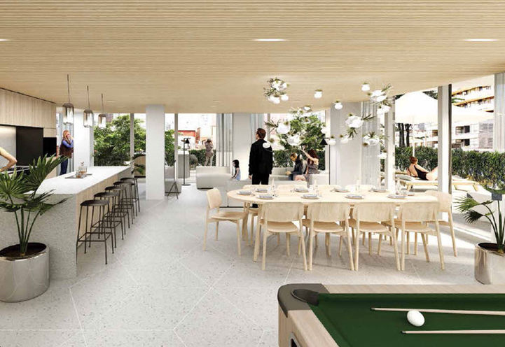 Party Room and Games Room at BIG King Toronto Condos