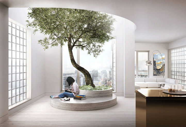 Sumac Tree Within West Penthouse at BIG King Toronto Condos
