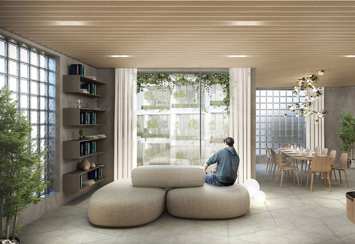 View inside the Games and Party room at BIG King Toronto Condos