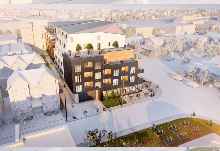 Bankview 1914 Condos -  Aerial View of the Exterior