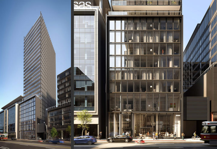 Tower & Podium Exterior, Bauhaus Condos by Lamb Development Corp