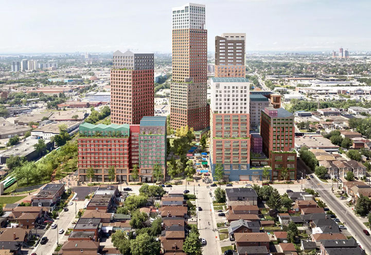Beltline Yards Condos Bird's Eye View of Towers