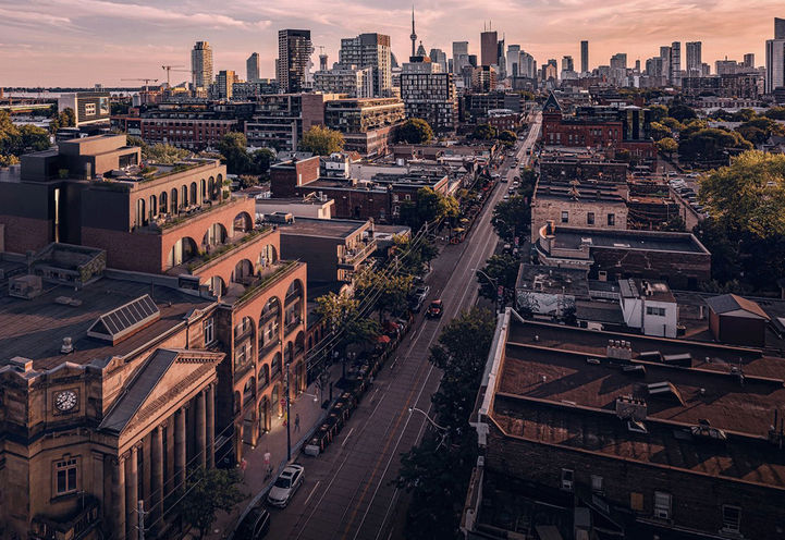 Biblio Lofts Aerial View