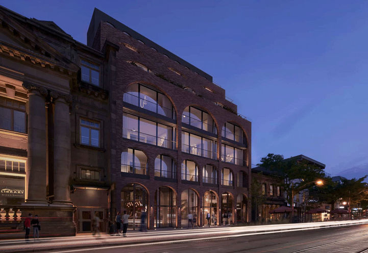 Biblio Lofts Street Level View of Exteriors